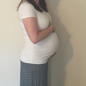 Motherhood Maternity White T-shirt